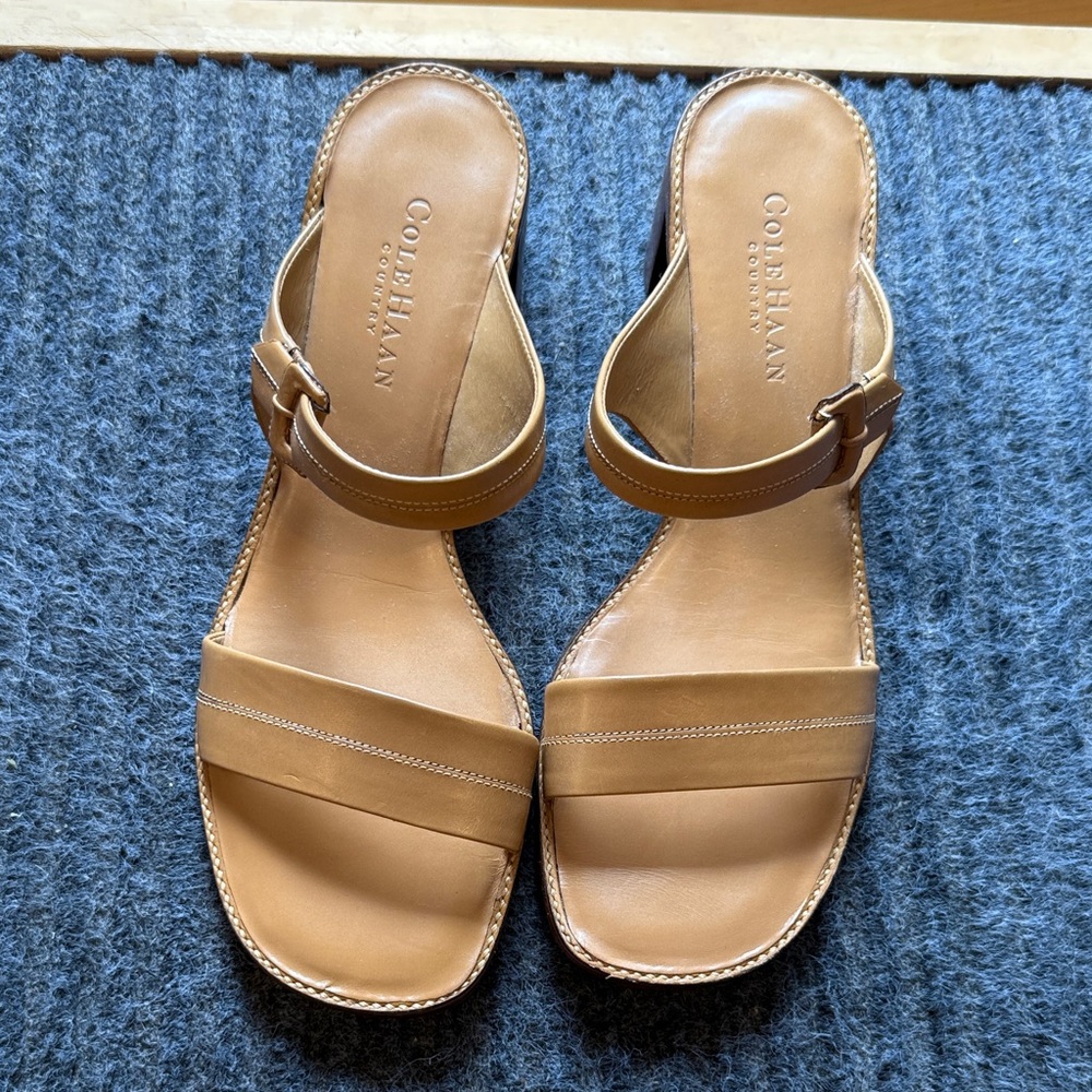 Cole Haan Women's Brown Slide Sandals